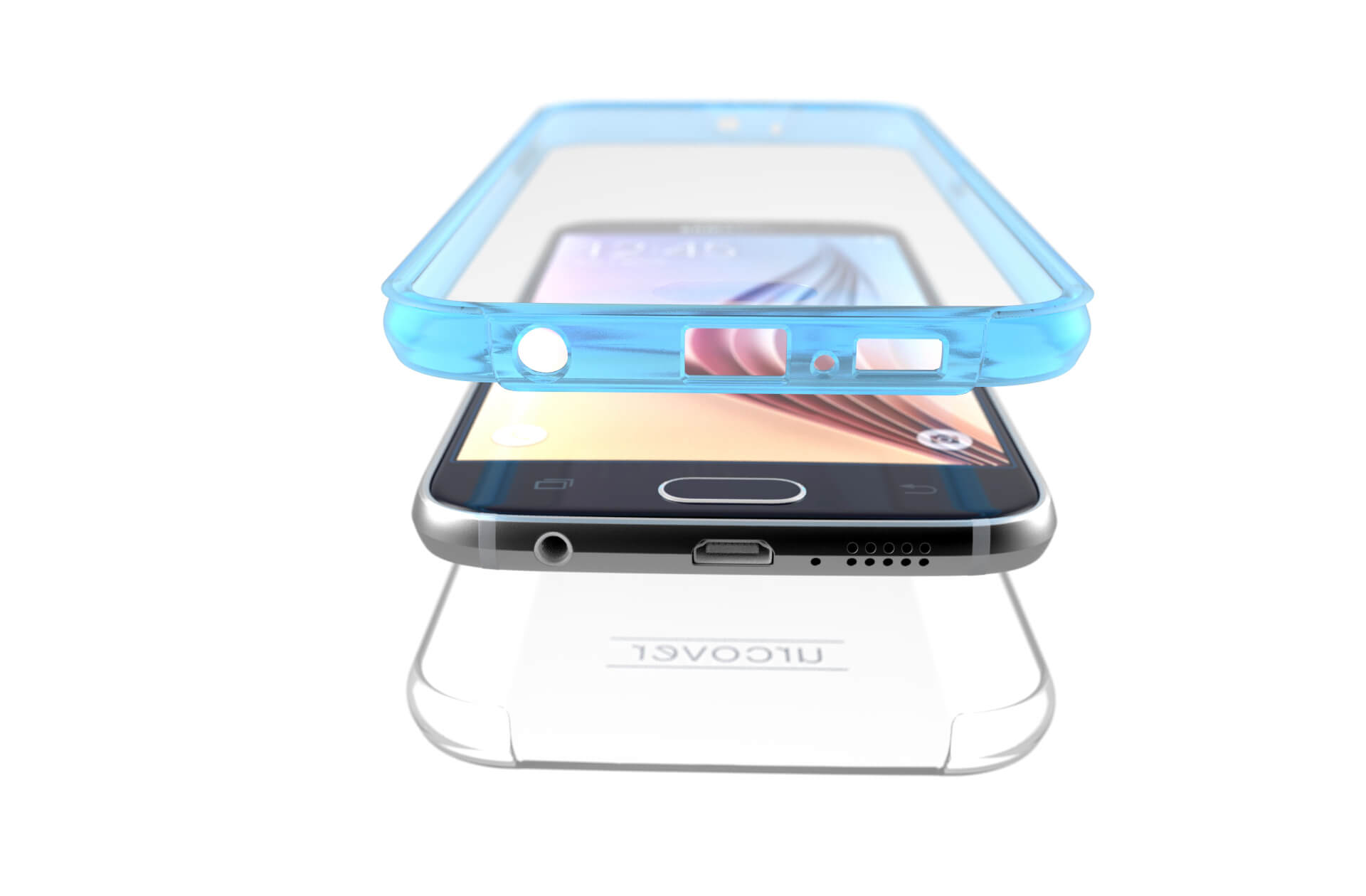 Case Phone - Vizualizare 3D produs de design industrial